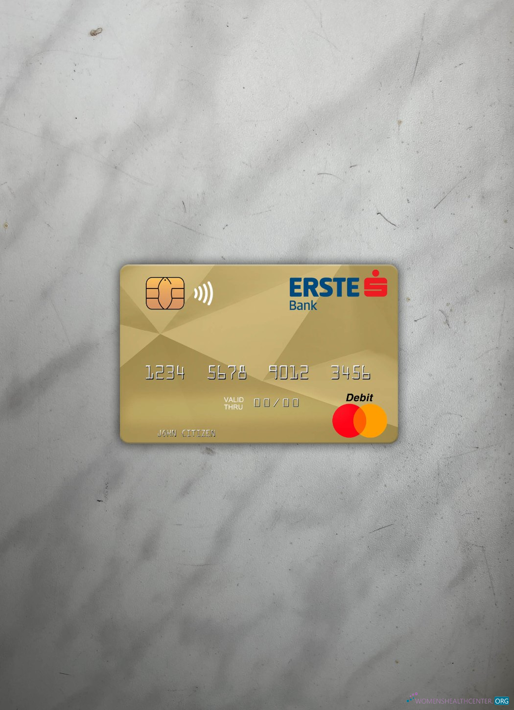 Download Hungary Erste Bank mastercard photolook front Photoshop template